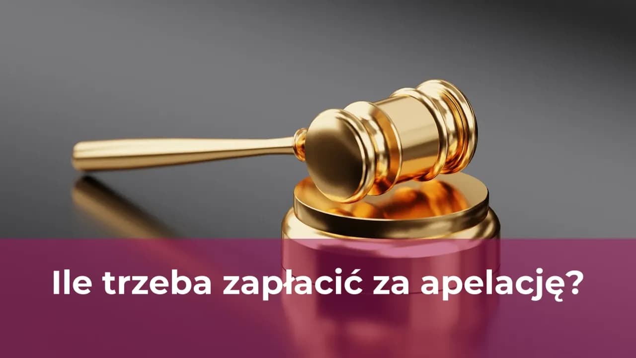 Ile kosztuje apelacja w sprawie cywilnej? Zobacz szczegóły opłat Ile kosztuje apelacja w sprawie cywilnej? Zobacz szczegóły opłat
